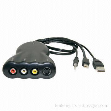 LKV386 Mini DisplayPort to Composite Video and S-Video Converter